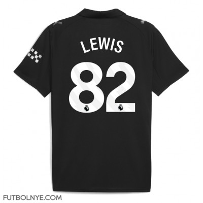 Camiseta Manchester City Rico Lewis #82 Visitante Equipación 2025-26 manga corta Camiseta Manchester City Rico Lewis #82 Visitante Equipación 2025-26 manga corta